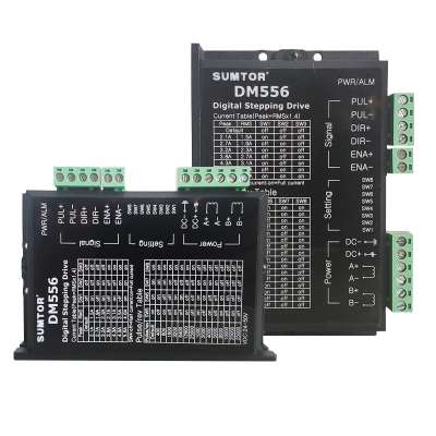 DM556 IO system 2 phase nama 23~34 steppr motor driver connect power supply in stock