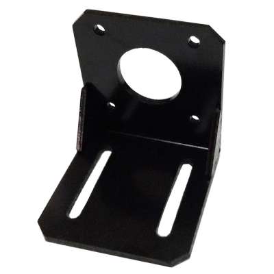 mountings black color carbon steel nema 23 bracket for stepper motor